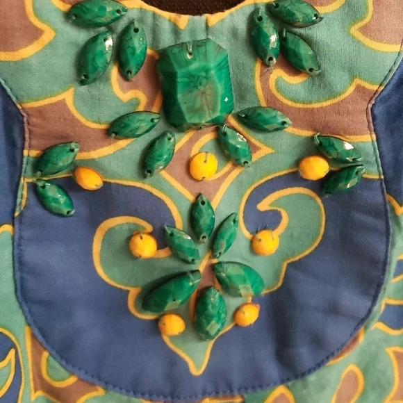 Hale Bob cabana cotton/silk blouse size S - Picture 2 of 7